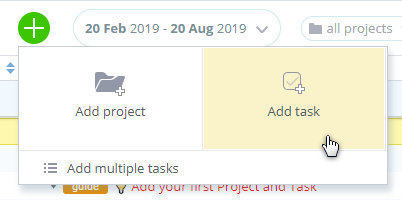 Add Projects and Tasks